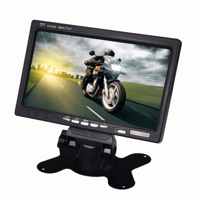 7-inch high display desktop reverse monitoring display 7 7-inch high-definition on-board display desktop reverse monitoring display truck two-way video input reverse image