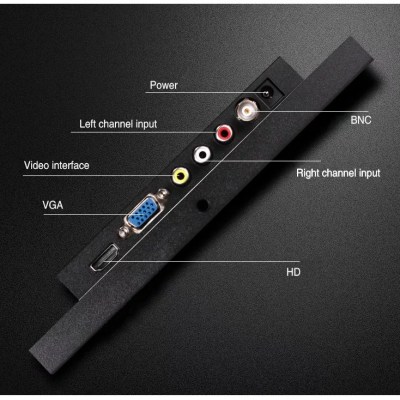 Entire Metal Case 10 inch HDMI monitor IPS LED CCTV screen for TV Bus Car Computer 11 Professional entire metal case 10.1 inch IPS LED CCTV monitor for tv / CCTV / bus/car