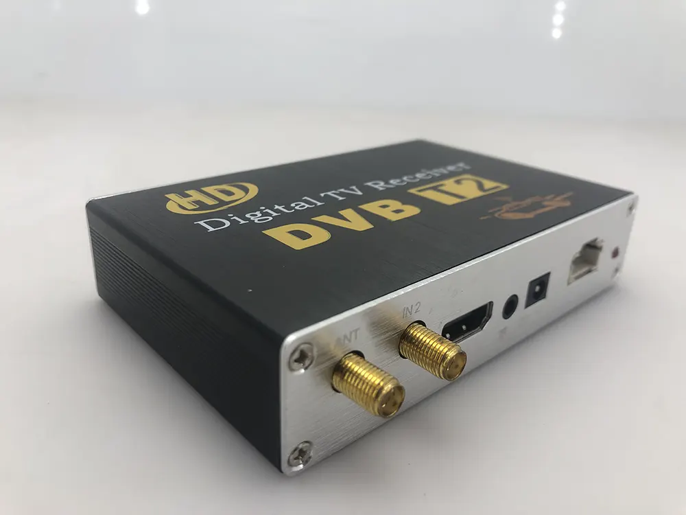 Receptor de TV digital HD DVB-T2 com sintonizador duplo 10 VCAN1901 2