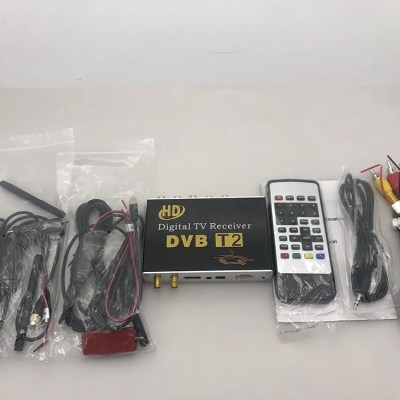 Receptor de TV digital HD DVB-T2 com sintonizador duplo 8 HD DVB-T2 Double tuner Digital TV receiver