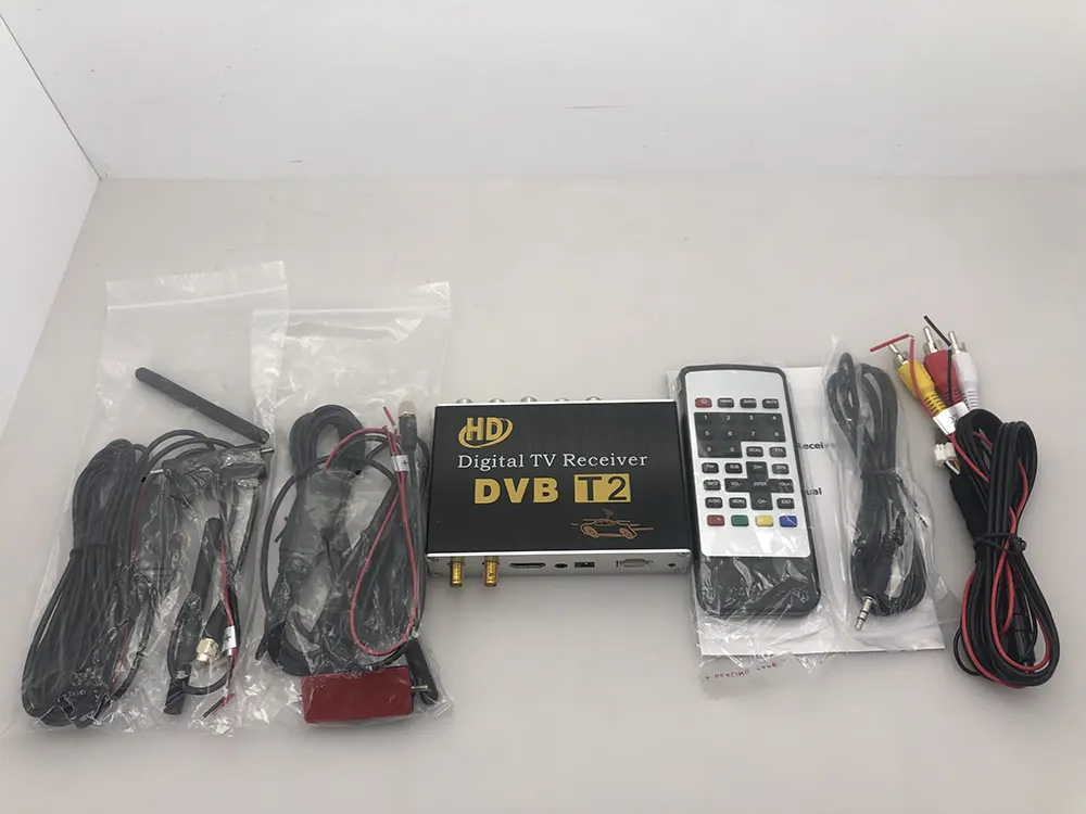 Receptor de TV digital HD DVB-T2 com sintonizador duplo 13 VCAN1901 5