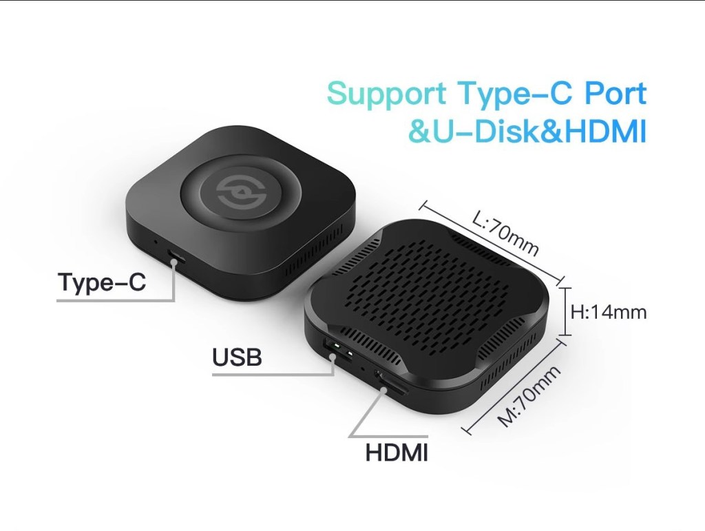 BOX wireless carplay/Android auto in car Android system car box SIM card global passband HDMI