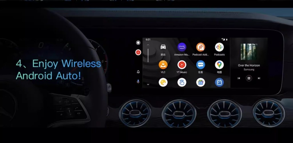 BOX wireless carplay/Android auto in car Android system car box SIM card global passband HDMI
