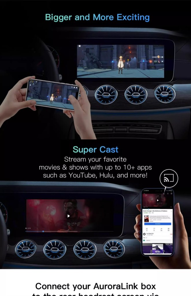 BOX wireless carplay/Android auto in car Android system car box SIM card global passband HDMI