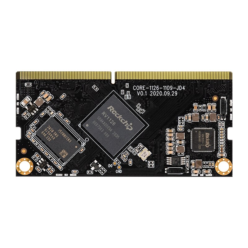 Core-1126-JD4 NPU 2.0Tops Rockchip RV1126 integrates NEON and FPU RISC-V MCU 1GB / 2GB DDR4 supports Buildroot QT OS 3 Core-1126-JD4 NPU 2.0Tops Rockchip RV1126 integrates NEON and FPU RISC-V MCU 1GB / 2GB DDR4 supports Buildroot QT OS