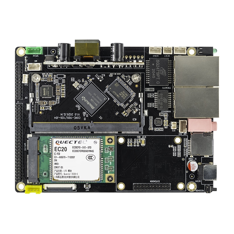 Core-1126-JD4 NPU 2.0Tops Rockchip RV1126 integrates NEON and FPU RISC-V MCU 1GB / 2GB DDR4 supports Buildroot QT OS 5 Core-1126-JD4 NPU 2.0Tops Rockchip RV1126 integrates NEON and FPU RISC-V MCU 1GB / 2GB DDR4 supports Buildroot QT OS - Image 3